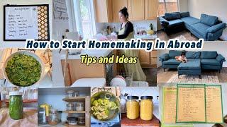 How to Start Homemaking When you moved to Abroad for the First Time| Tips & Ideas #costway