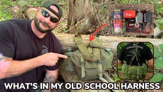 My Old School Military Harness EDC What to Carry and Why