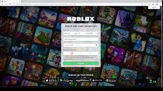 roblox sign up speedrun keyboard only  2nd run 2.34 sign up button