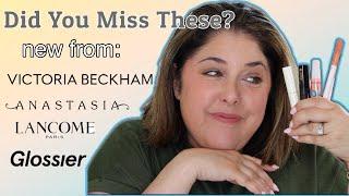 TRYING NEW MAKEUP FROM Victoria Beckham, Glossier, Lancome & ABH Anastasia Beverly Hills!