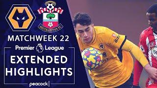 Wolves v. Southampton | PREMIER LEAGUE HIGHLIGHTS | 1/15/2022 | NBC Sports