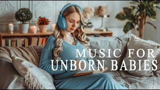 Relaxing music for unborn baby  Brain development  Baby kick in the womb