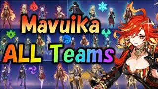 Mavuika C0 5 Star ALL Elemental Teams(Japanese Experience Server)【Genshin Impact】