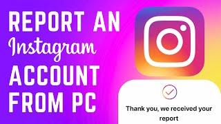 How To Report An Instagram Account From PC 2023 | Full Guide