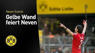 The Yellow Wall celebrates Neven Subotic | Borussia Dortmund - 1. FC Köln 0-0