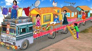 Giant Truck Wooden House Desi Jugad Lorry Yatra Hindi Kahaniya Bedtime Moral Stories Hindi Stories