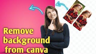 How to Remove photo Background in Canva | Canva Background Remover using Mobile Phone | Urdu - Hindi