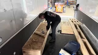 #374 Building Enclosed Trailer Ramp Overs From Wood Part 2