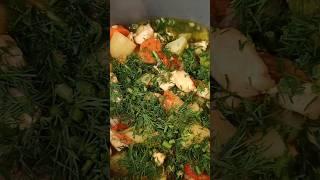 Рагу из курицы с овощами ‍