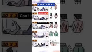 baja de peso acostado |ejercicio para flojos