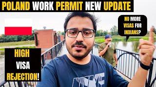 POLAND WORK PERMIT & STUDY VISA NEW UPDATE| High Rejection Rate for Indians| Poland Visa Latest News