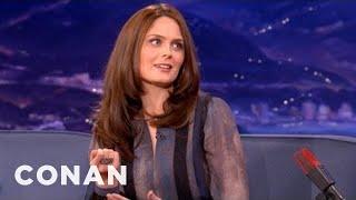 Emily Deschanel's Adventures At Hippy High School | CONAN on TBS