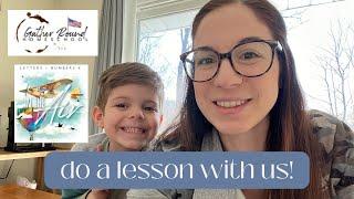 DO A LESSON WITH US | Gather Round Preschool Numbers and Letters (In the air)