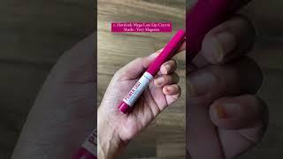 5 Magenta Pink Lipsticks #shorts #youtubeshorts #lipstickswatch #lipstickshade #pinklipsticks