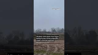 Ukrainians Have Begun Testing Drones With Projectiles That Create a Directed Explosion #warinukraine