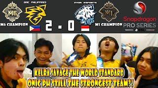 M6 vs M1 WORLD CHAMPION | ONIC PH vs EVOS in SPS  Season 6 - APAC CS | ONIC PH REMAIN STRONGEST TEAM