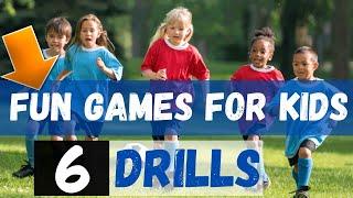 6 Best U6 -U8 Soccer Drills  /  Fun Drills For Kids (2021)