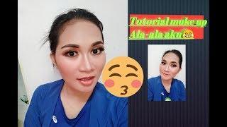 TUTORIAL muke up saat pentas nyinden. Simpel Di atas panggung ala2 aku sendiri. 