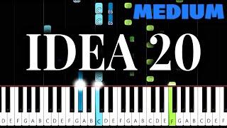 Gibran Alcocer - Idea 20 - Piano Tutorial (MEDIUM)