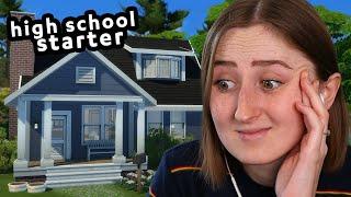 I built a starter home with The Sims 4: High School Years