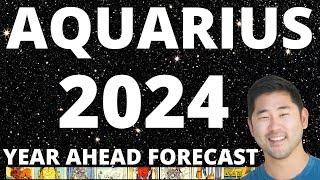 AQUARIUS - Your 2024 Year Ahead Forecast ️  Love, Money, Career, Spirituality Tarot Horoscope