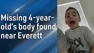 Missing 4-year-old boy found dead outside of Everett