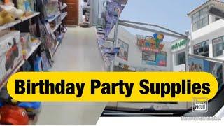 Living in Egypt: Toy store, party supplies, bakery