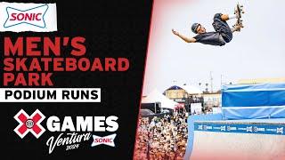 SONIC Men’s Skateboard Park: Top 3 Runs | X Games Ventura 2024