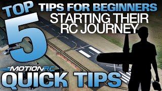 Top 5 Tips for Beginners Starting with RC Aircraft | Quick Tip | Motion RC