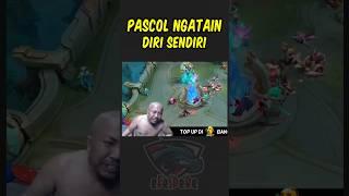 PASCOL NGATAIN DIRI SENDIRI #topglobalmiya #pascol #mobilelegends #shorts #ngakak