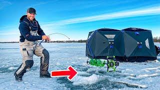 Watch This Florida Boy Take on 48hr of ICE Fishing in a Winter Storm!