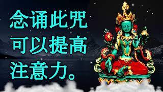 念诵此咒可以提高注意力。