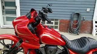 Custom Kawasaki vulcan vaquero BLAZING UPDATE