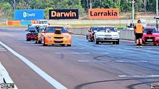 Friday Burnout Legends Opening Main Straight at Gazzanats Darwin NT 