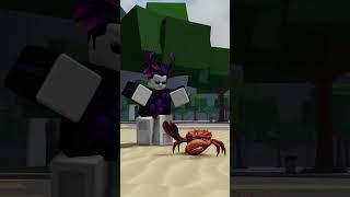 The smallest crab  #roblox #thestrongestbattlegrounds #saitamabattlegrounds