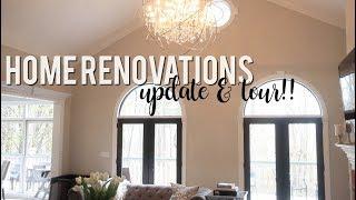 Home Renovations: 6 Week Update + House Tour #HouseToHome!!