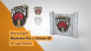 Export Illustrator File to Cinema 4D | Cinema 4D Tutorial Tips & Tricks