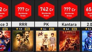 All Time Highest Grossing Indian Movies (Worldwide Gross) Latest | Data Tuber