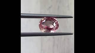 Oval Shape GIA No Heat Padparadscha Sapphire 1.56 cts