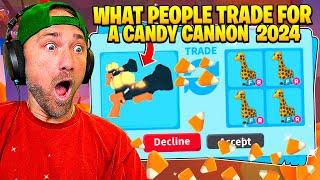 I Trade My SUPER RARE CANDY CANNON! Roblox Adopt Me!!