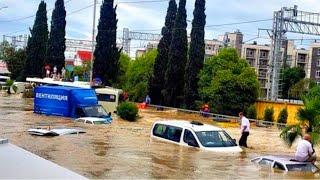 Сочи СИЛЬНЕЙШИЙ ЛИВЕНЬ затопил город. Кудепста ушла ПОД ВОДУ. Объявлено ЧС. Эвакуация ОТДЫХАЮЩИХ. 5