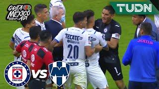 ¡EXPLOTÓ CORONA! Bronca en la cancha | Cruz Azul 1-2 Rayados | Grita México BBVA AP2021  | TUDN