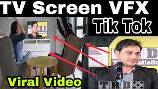 TV Screen VFX - Tik Tok TV Green screen - Tok Tok mein VFX kaise dale