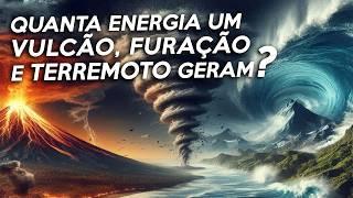 How much ENERGY does a HURRICANE have? How much ENERGY does a VOLCANO have?