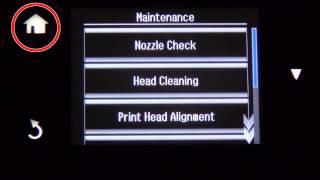 How to Remove Incorrect Color or Missing Lines - Head Cleaning (Epson XP-640,XP-830) NPD5151