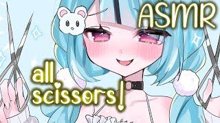 【ASMR】Let's Cut it All Off~ 100% Scissor Sounds to Knock You Out 