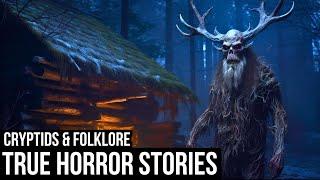 10 TRUE Disturbing Cryptids & Folklore Horror Stories Told In The Rain (Dogman,Sasquatch,Wendigo...)