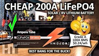 Ampere Time (Li Time) 12v 200ah LiFePO4 RV | Off Grid Solar Battery Review