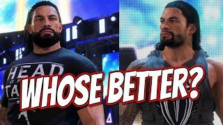 WWE 2k22 patch 1.19 Hidden BIG DOG Roman Reigns vs Tribal Chief | Whose better??