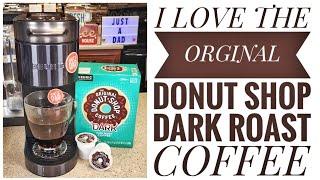 Taste Test The Original Donut Shop Dark Roast Coffee K-Cup Brewed in Keurig K-Supreme Plus Maker